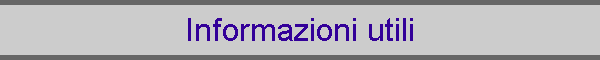 Informazioni utili